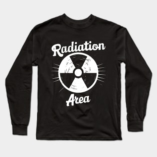 radiation area symbol vintage Long Sleeve T-Shirt